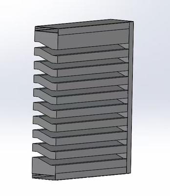Beli Ringan Akustik Louvre Struktur Ringan Attenuator Suara AC online manufacture